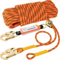 TRSMIMA Roofing Fall Protection Rope - 50ft Safety Rope for Roofing | Fall Protection Rope Heavy Duty Harness Safety