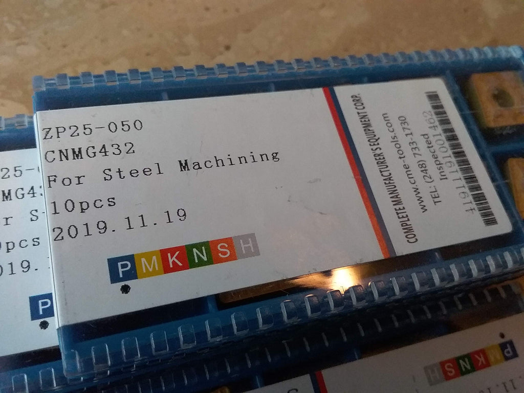 40pcs CNMG432 Carbide Inserts Tin Coated