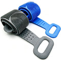 2 Pack Silicone Back Scrubber for Shower,36in Dual Sided Body Scrubber,Shower Brush Washer Extra Long with