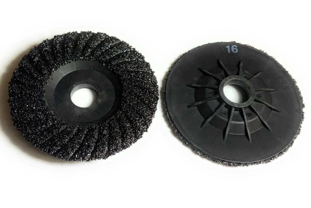 SIGNI SiC Plastic Back Grinding Disc for Granite/Marble/Concrete and Glass(16 Grit, 4.5 inch) 5-Pack