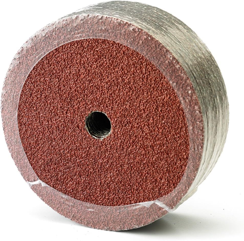 Mercer Industries 304024-7" x 7/8" Aluminum Oxide Resin Fiber Discs, 24 Grit (25 pack)