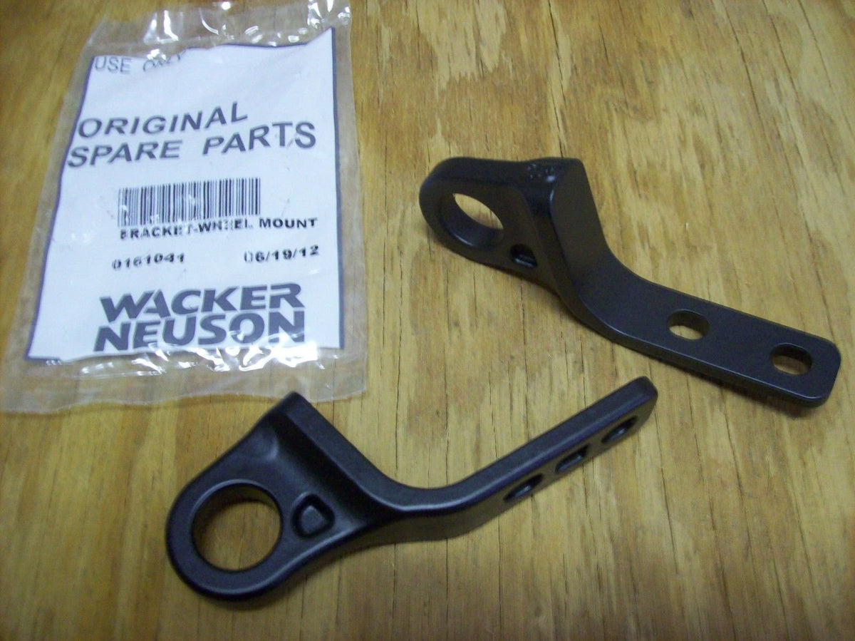 Wacker WP1550 / WP1540 Plate Compactor Tamper Wheel Kit Bracket Pair 0161041