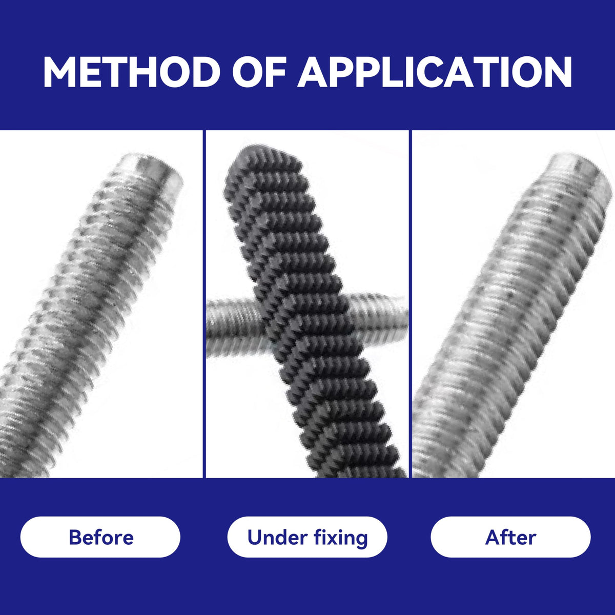 HFS(R Thread Restoring File - High Carbon Steel Thread Repair Tool for Metric External Threads (M Thread)