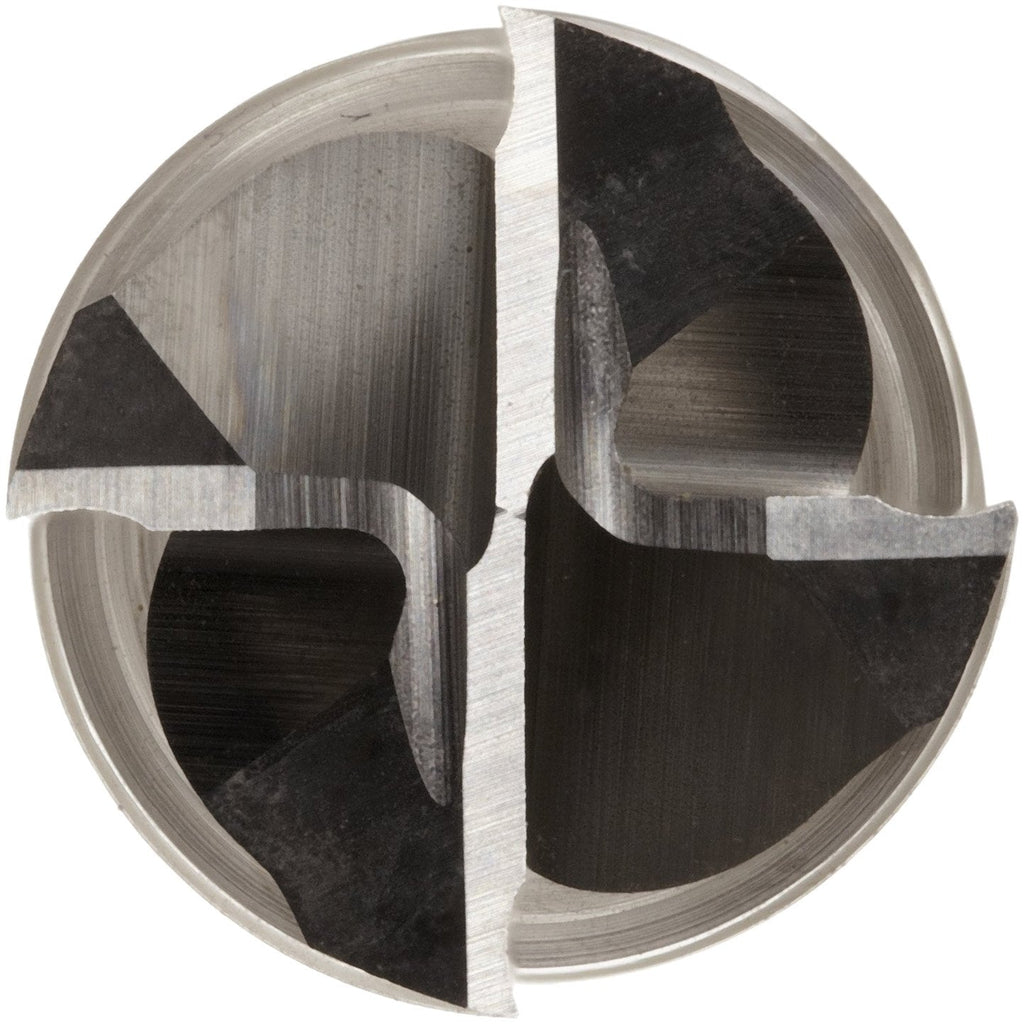 Niagara Cutter N52121 Cobalt Steel Square Nose End Mill, Inch, Weldon Shank, Uncoated (Bright) Finish, Finishing Cut, 30 Degree Helix, 4 Flutes, 0.375" Cutting Diameter, 0.375" Shank Diameter