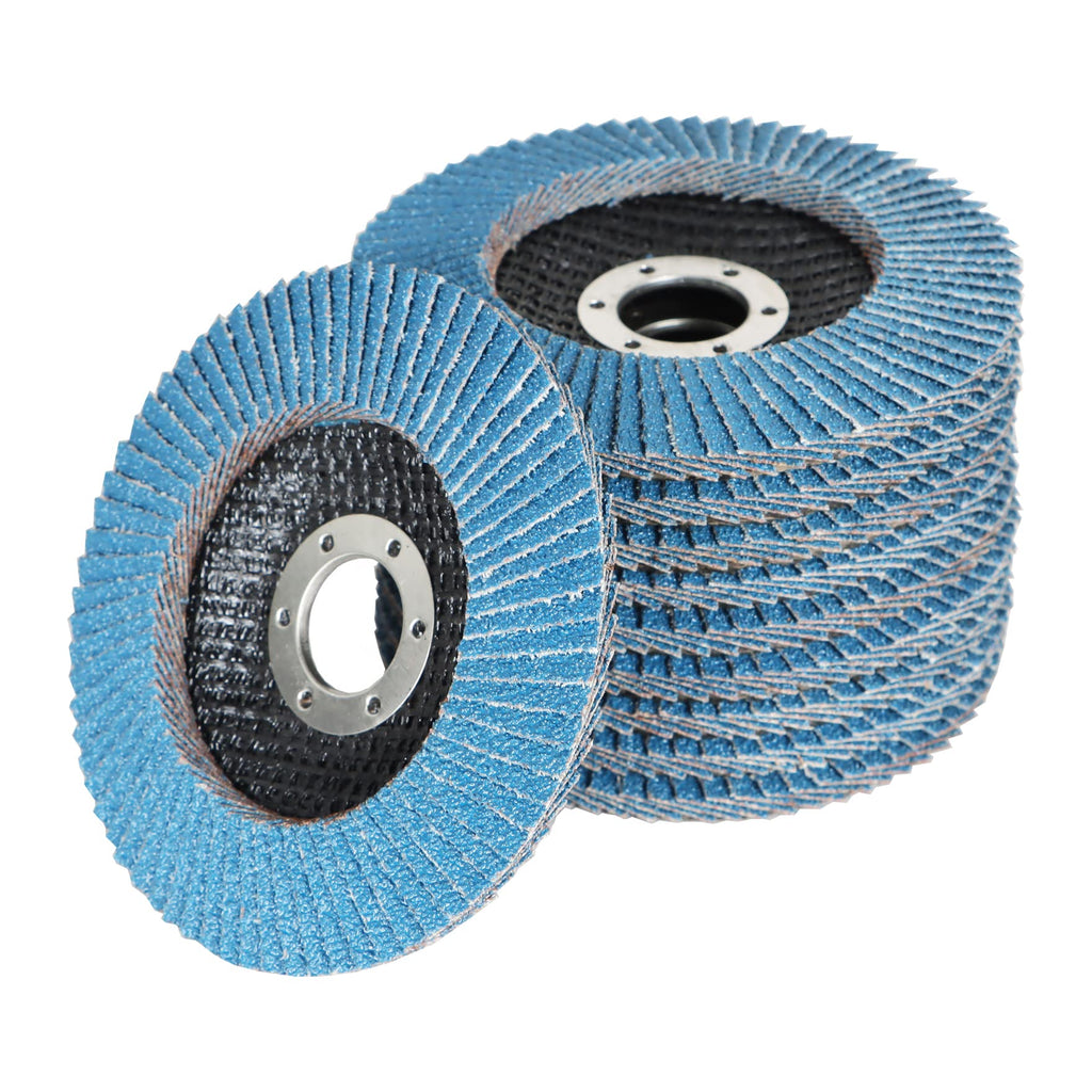 waltyotur 50-Pack Flap Discs Grinding Wheel 80 Grit, 4-1/2 x 7/8 Flap Disc