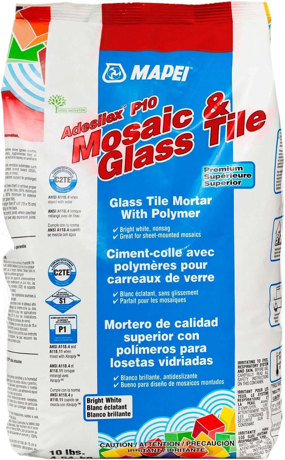Mapei Adesilex-P10 Premium Mosaic & Glass Tile Mortar