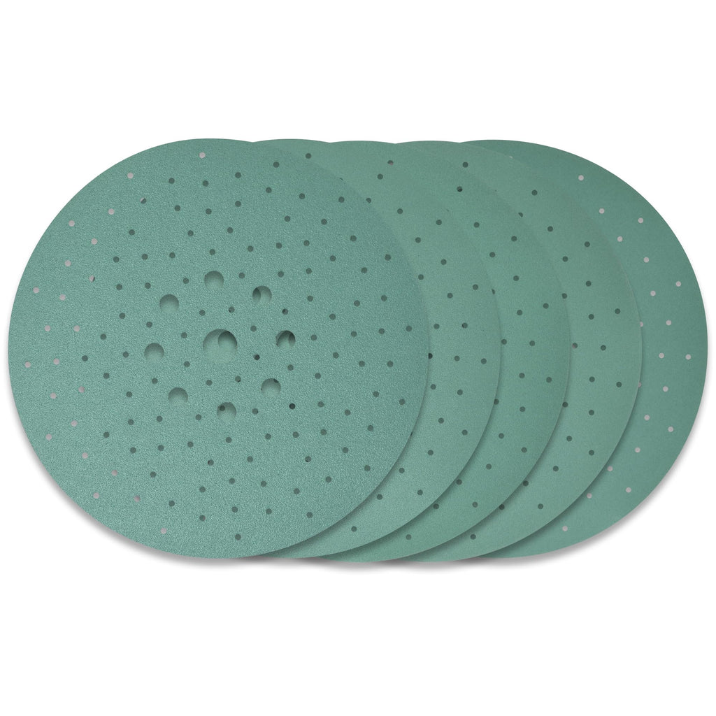Serious Grit - 225mm Drywall Sanding Discs - P80-220 Assortment - 25 Pack