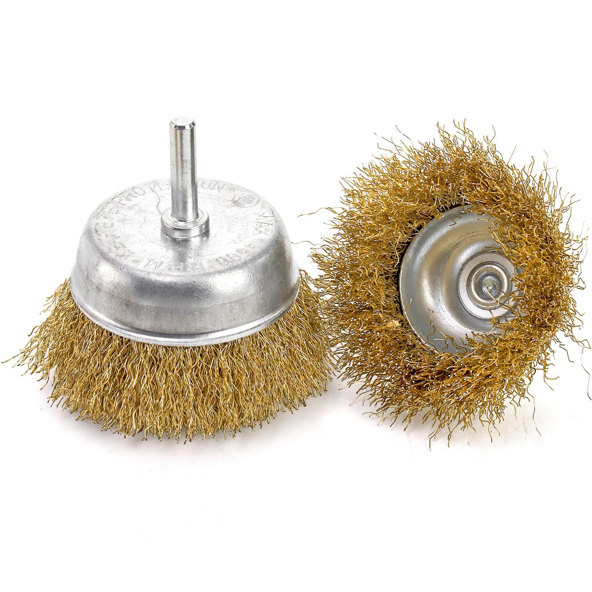Elsjoy 23 Pack Wire Wheel Brush for Drill, Brass Drill Wire Brush Set