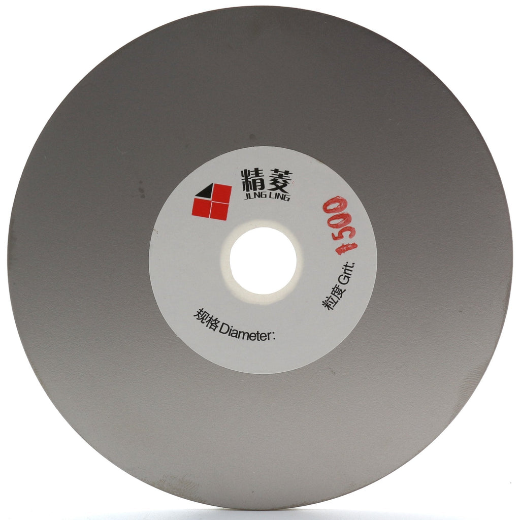 JINGLING 4" inch 100mm Diamond Grinding Disc Coated Flat Lap Disk Grit 1500 Fine