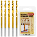 5PCS 7/64" M35 Cobalt Left Hand Drill Bits Set