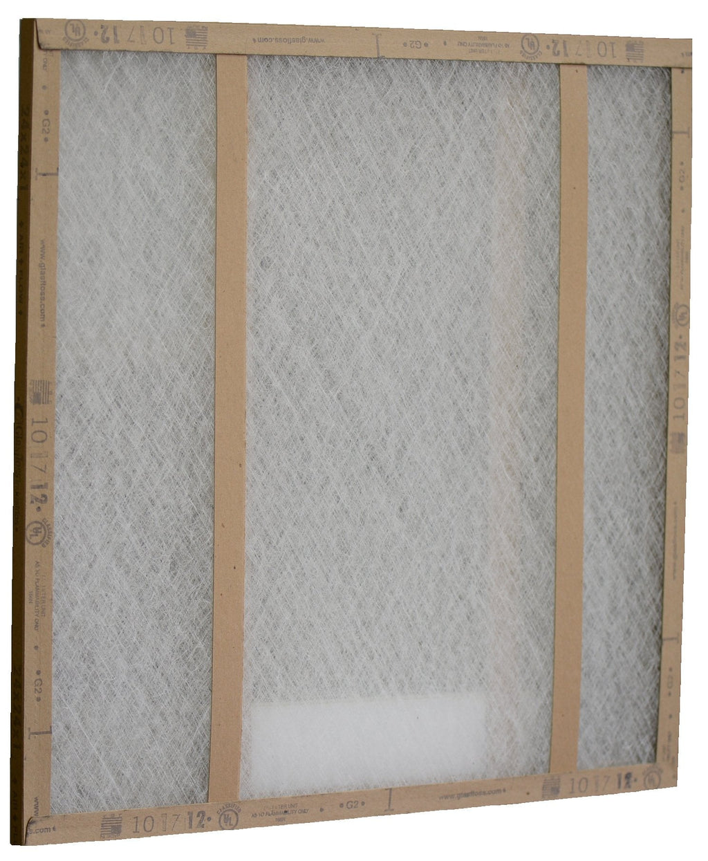 8x30x1 Fiberglass Air Filters, Case of 12, AC & Furnace, Glasfloss