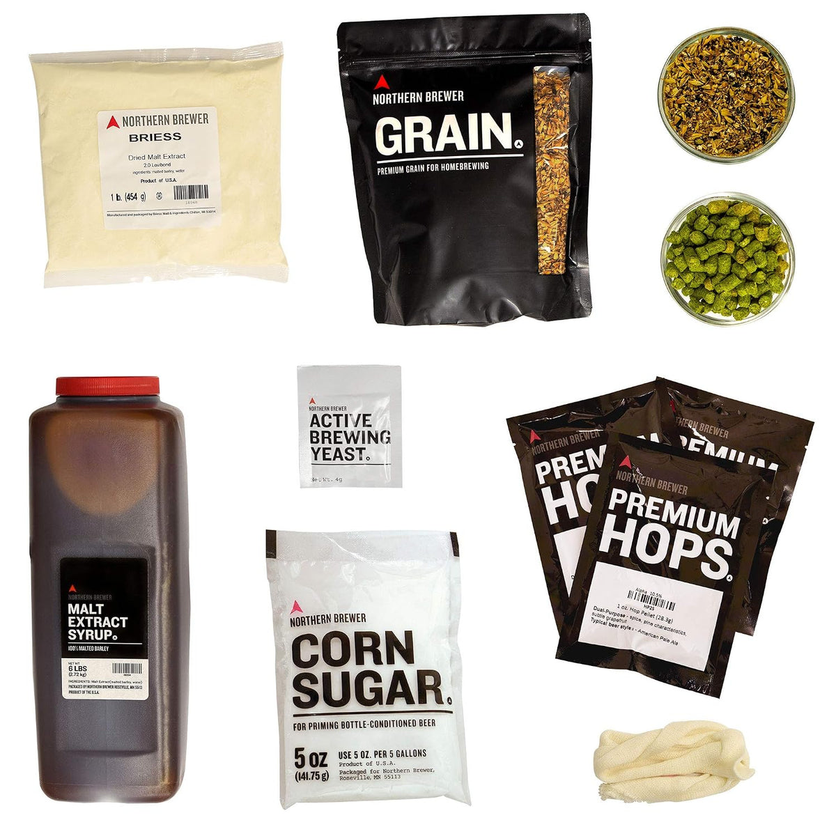 English Barleywine Malt Extract Recipe Kit For Homebrewing