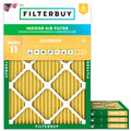 18x25x1 Air Filter MERV 11 Pet & Allergy Defense (4-Pack)