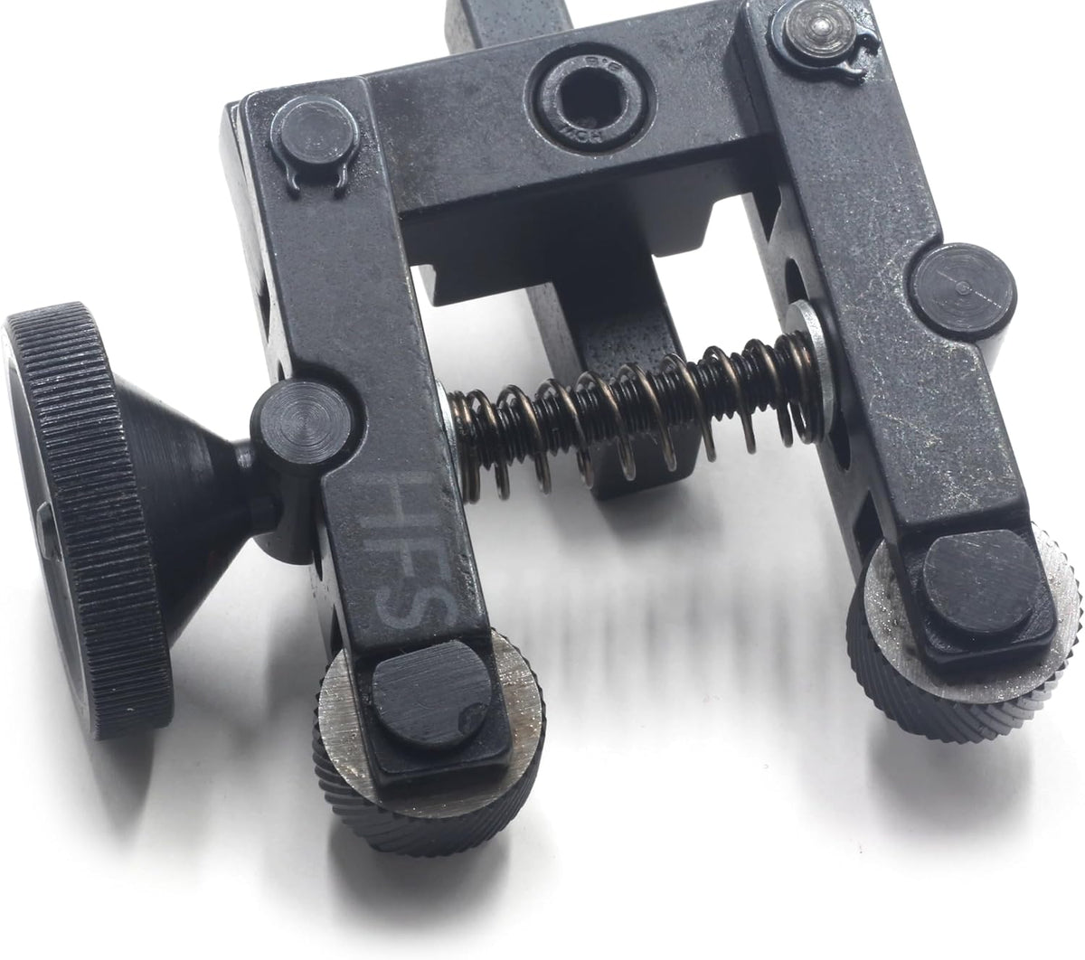HFS(R) Adjustable Knurling Tool Holder with 6pcs Wheels for Mini Lathes 0-2" Capacity