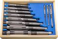 CME 11 pc Adjustable Hand Reamer Set, 15/32" to 1-1/2" Reamer Sizes