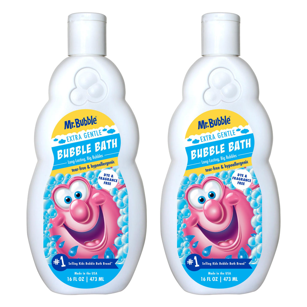 Extra Gentle Bubble Bath - Hypoallergenic, Tear Free Bubble Bath Solution Perfect for Sensitive Skin (Pack of 2