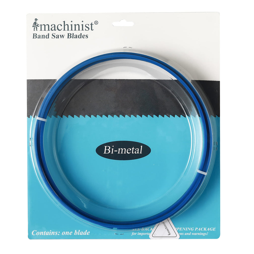 Imachinist S931234812 Bi-Metal 93-1/2" Long, 3/4" W, 8/12TPI Bandsaw Blades