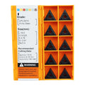C&CINDOST TNMG160404‑PM Indexable Carbide Turning Inserts Grade CPC3015, CNC Lathe Cutting Tool Inserts with‑PM Chip Breaker for Steel Semi‑Finishing Machining