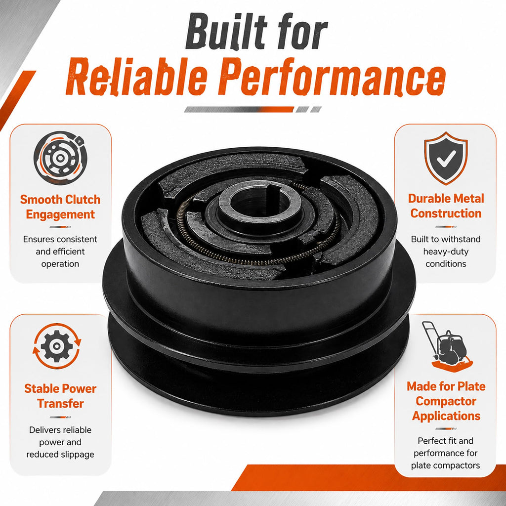 5-Inch Centrifugal Clutch for Wacker VP1340 VP1350 VP1750 Plate Compactors