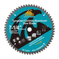 EXFEIN 7-1/4 Inch 60 Teeth Aluminum and Non-Ferrous Metal Cutting Circular Saw Blade with 5/8 Inch Arbor, TCG Carbide Saw Blade for Metal & Plastic Cutting