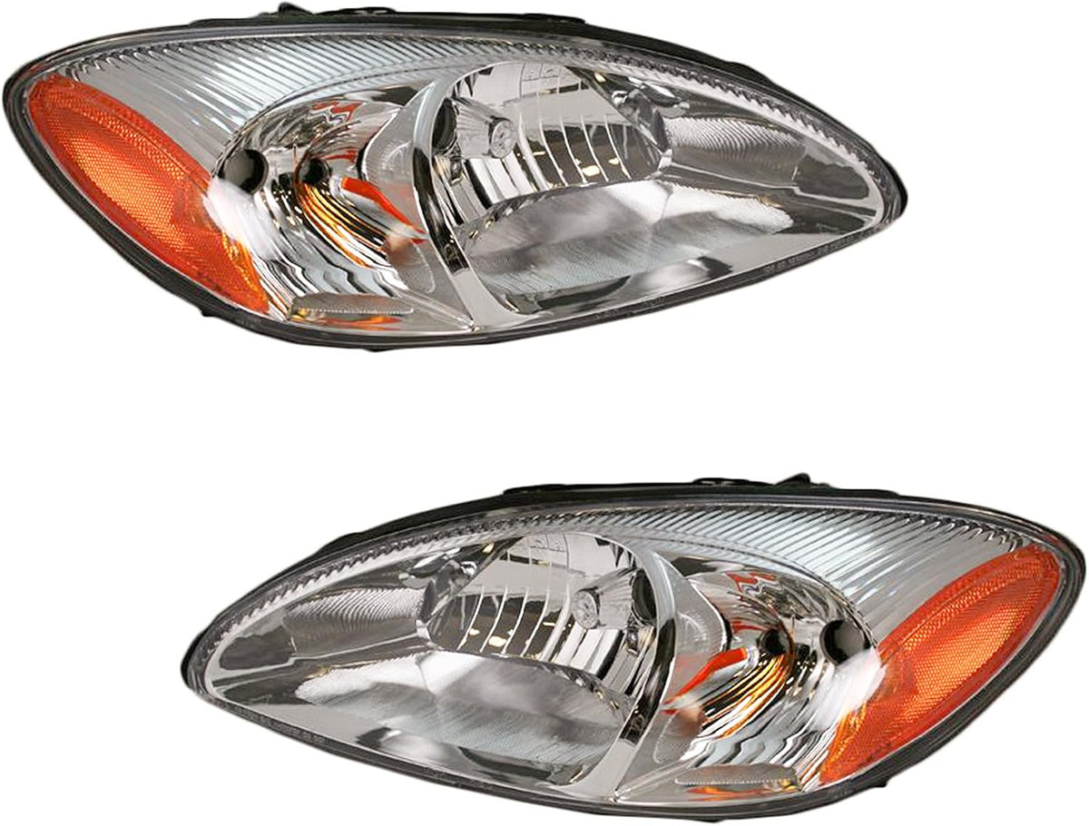Headlight Assembly Set Headlights Driver & Passenger Side