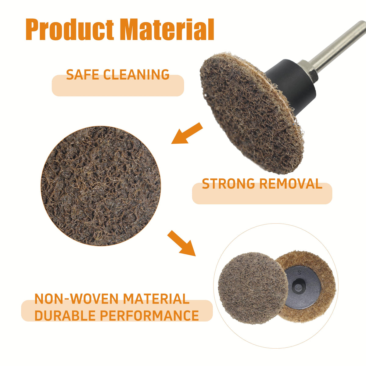 Merryland 25 Pack Surface Conditioning Disc 2 inch Mixed with Shank