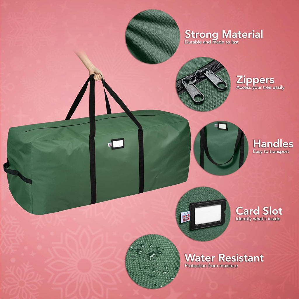 Christmas Storage Bag Heavy Duty Fits Up to 9ft Tall Artificial Tree