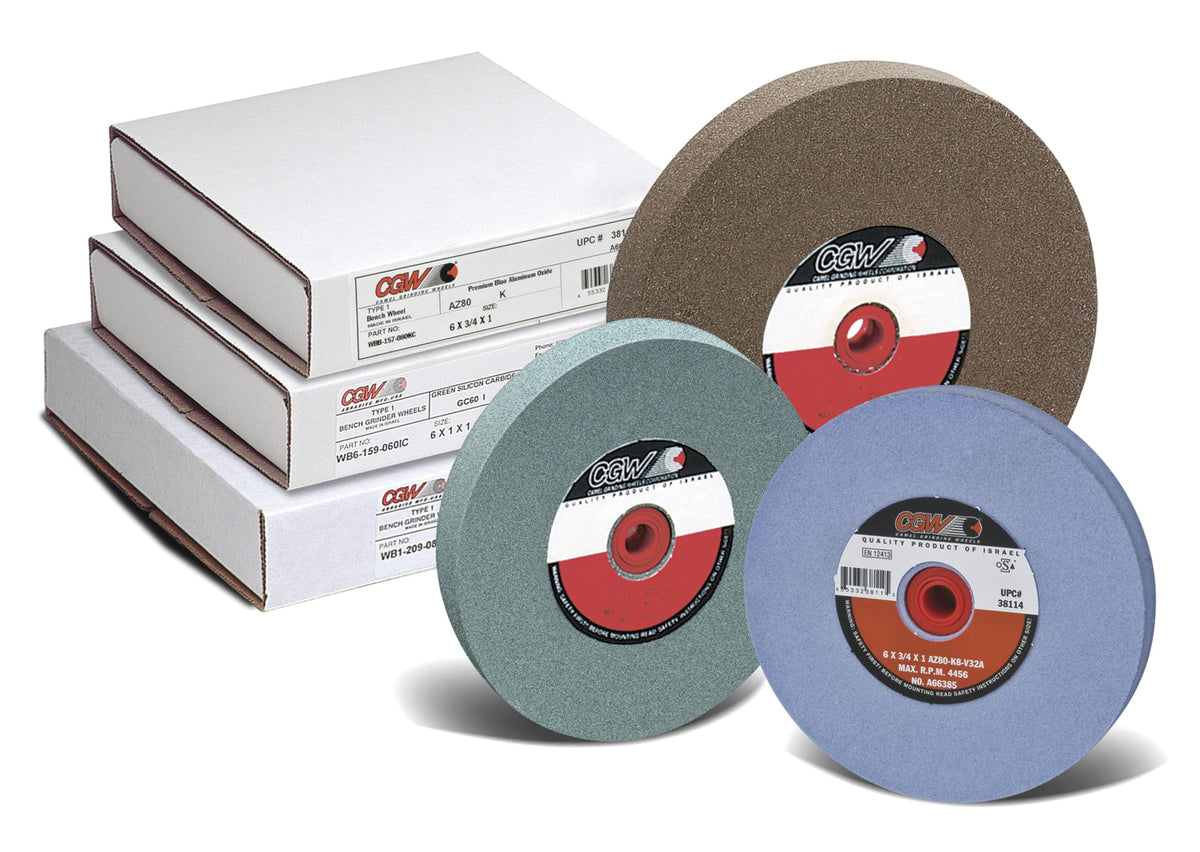 CGW Abrasives 10X1X11/4 T1 GC80IV Green Silicon Carbide Vitrified Bench and Pedastal Wheels Type 1 - Wheel 1 Pack