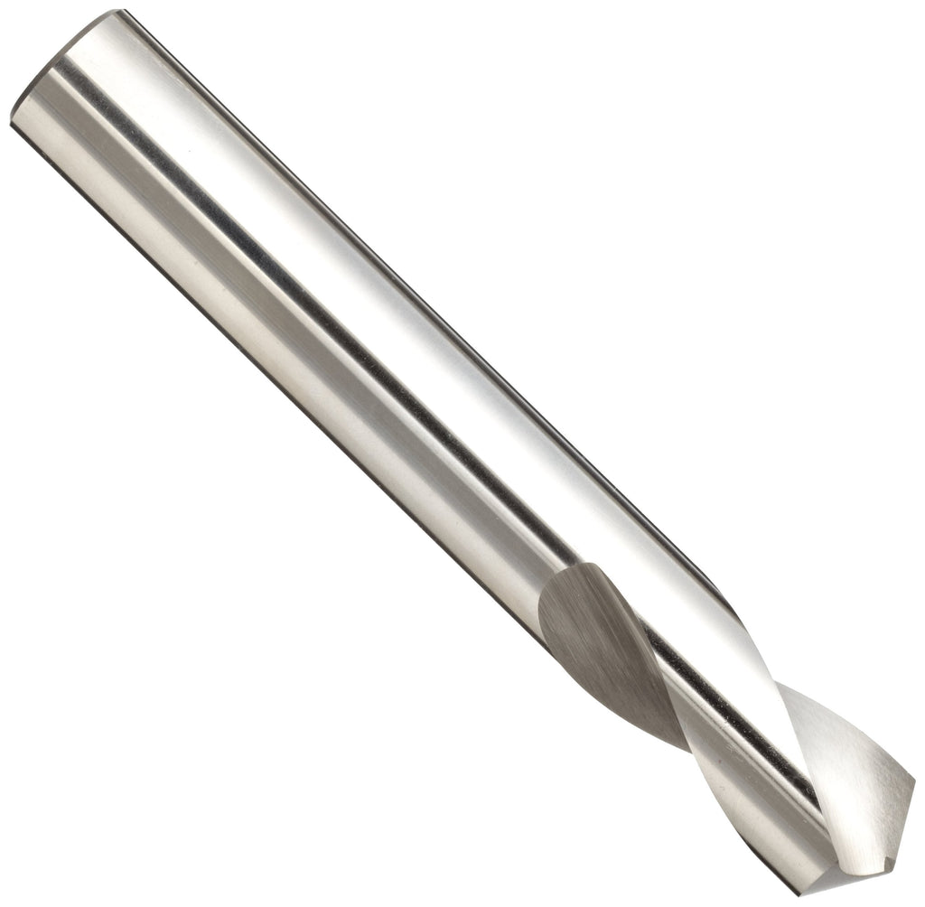 YG-1 High Speed Steel NC Spotting Drill Bit, Uncoated (Bright), Straight Shank, Slow Spiral, 120 Degree, 5/16" Diameter x 3-7/64" Length (Pack of 1)