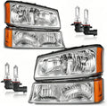 Halogen Headlights for 2003-2007 Chevy Silverado 1500 2500 3500