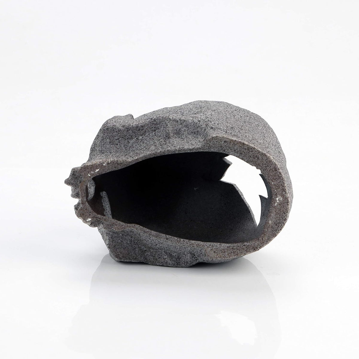 Aquarium Decorations Skull Rock, Ceramic Shelters - Betta Habitat | Breeding Tube, Hiding cave, Stackable Fish Tank