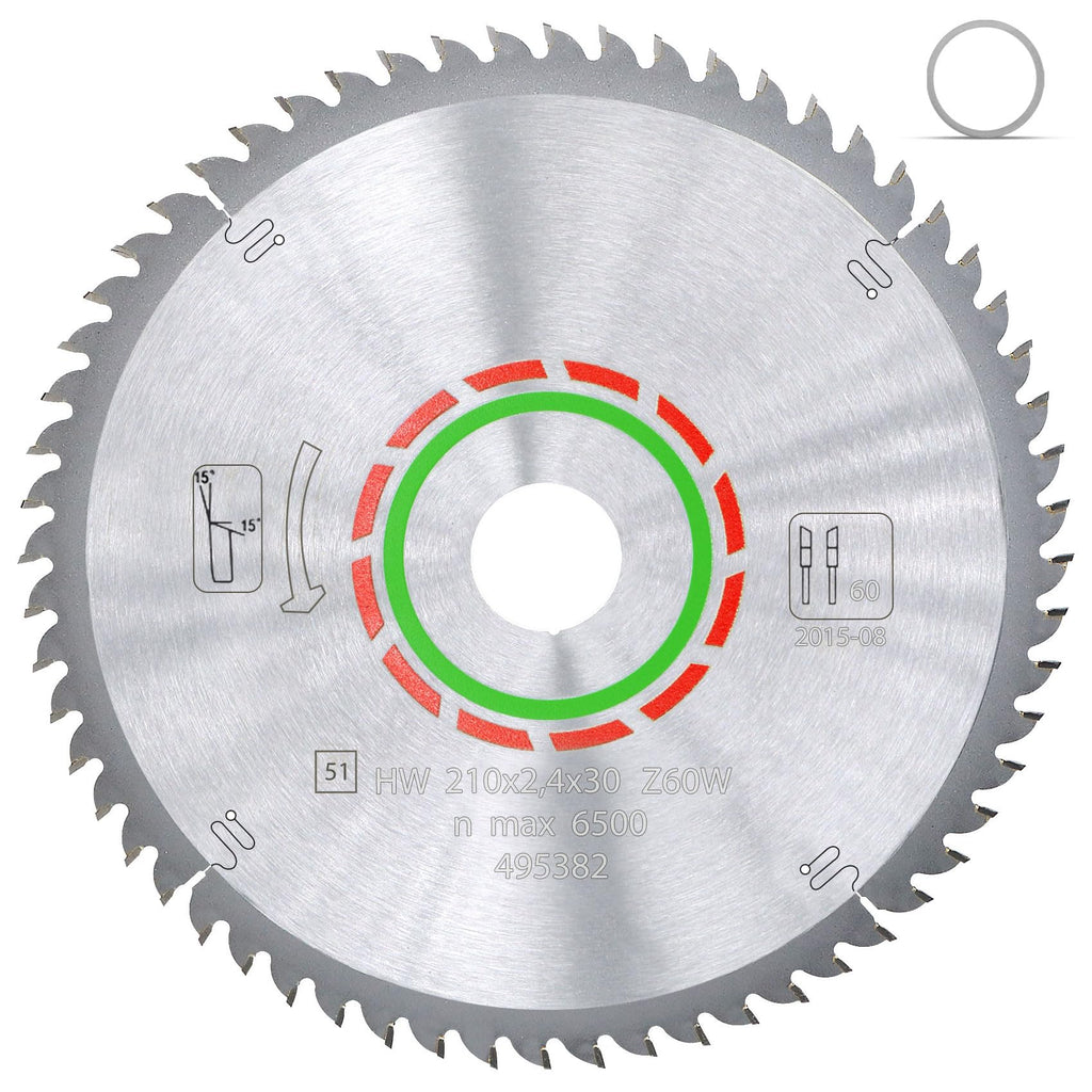 495382 Blade Compaible with Festool 495382 TS 75 Plunge Cut Saw, 60 Tooth