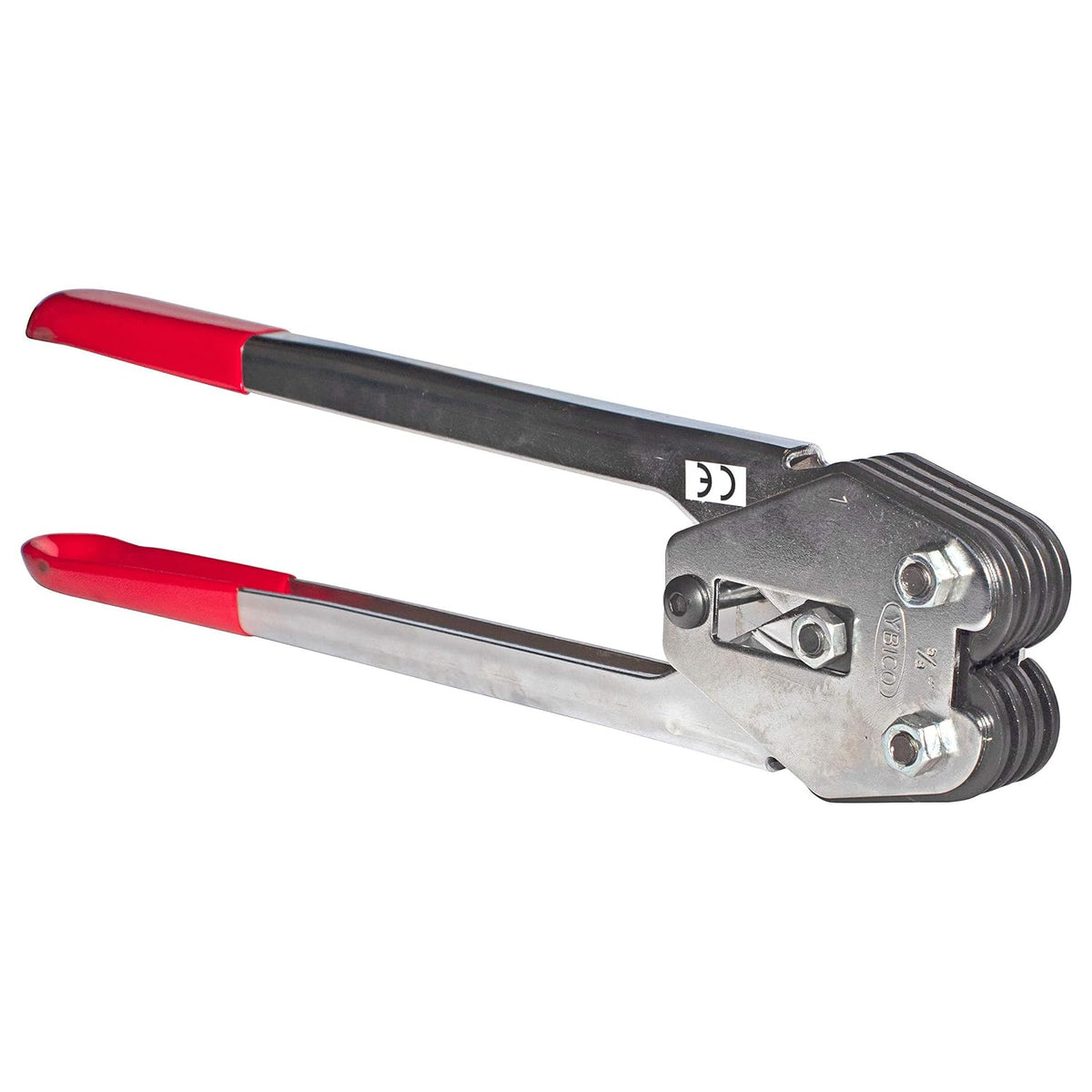 8 NET Industrial E1358 Poly Strapping Sealer for 5/8” Plastic Strap Width, 13” Handle, Heavy Duty, Manual Strapping