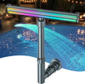 Solar Pool Fountain F5 Pro, Dual Light Strip 52 Ultra-Bright LEDs Unique Design, 10 Colors Pool Lights with 4 Modes