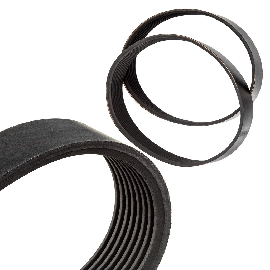 Planer Drive Belts Set Fits - Ryobi AP10 Planer - High Strength Rubber Belts - Replacement Drive Belt - Made in the USA - Motor Ribbed Drive Belt