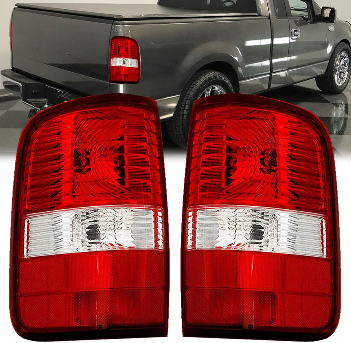 Tail Light Housing Compatible With 2004-2008 Ford F150 F-150