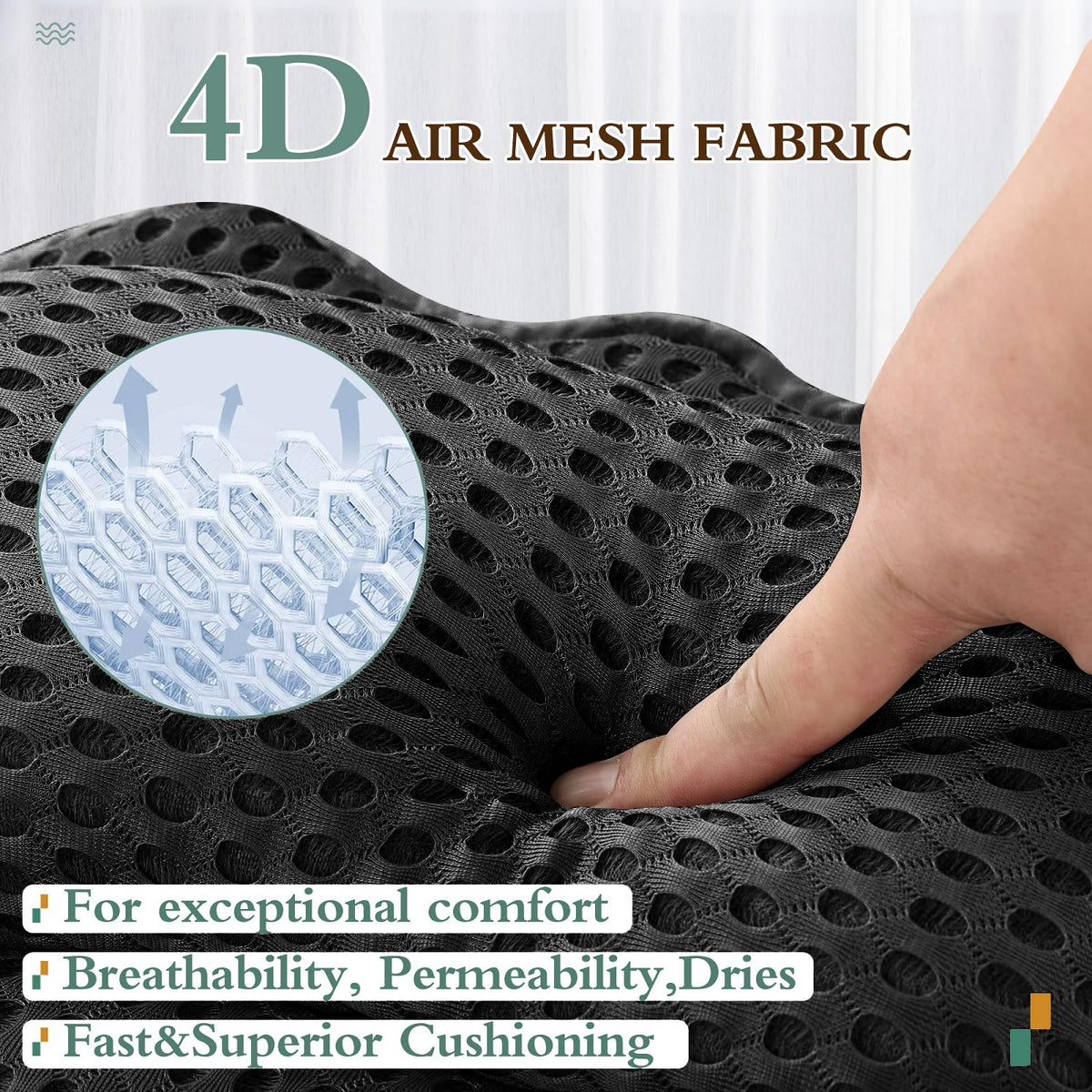 Bath Pillow RUVINCE Ergonomic Luxury Bathtub Pillow with Head,Neck, Shoulder and Back Support, 4D Bath Pillows for