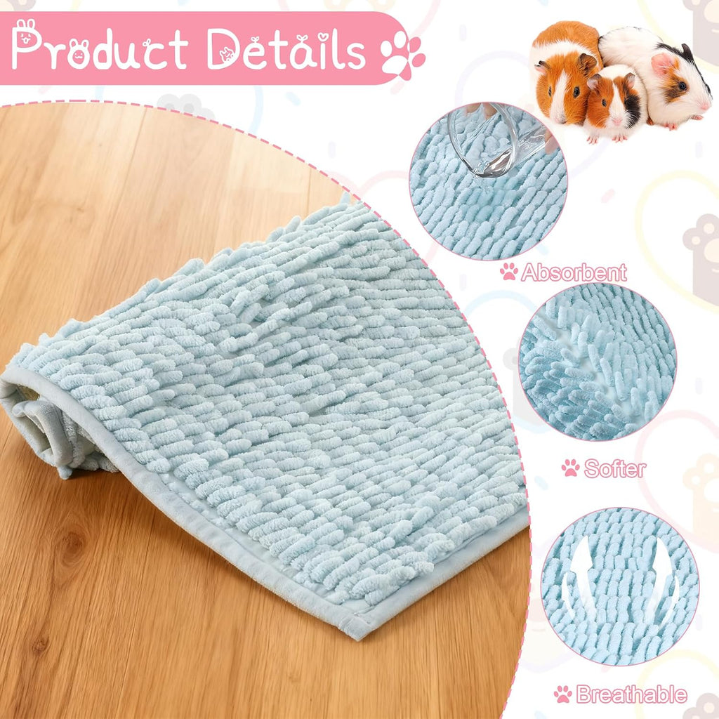 8 Pcs Guinea Pig Cage Liner 16x12 Inch Rabbit Cage Liner Bedding