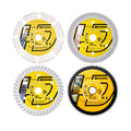 HIGHDRIL 4pcs 3" Circular Saw Blade Set for Metal Tile Marble Plastic Wood
