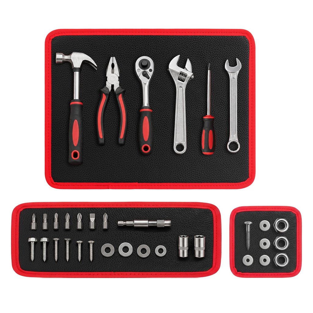 3PCs Magnetic Tool Mat, 40 LBS Flexible Magnetic Mat, Magnetic Tool Holder