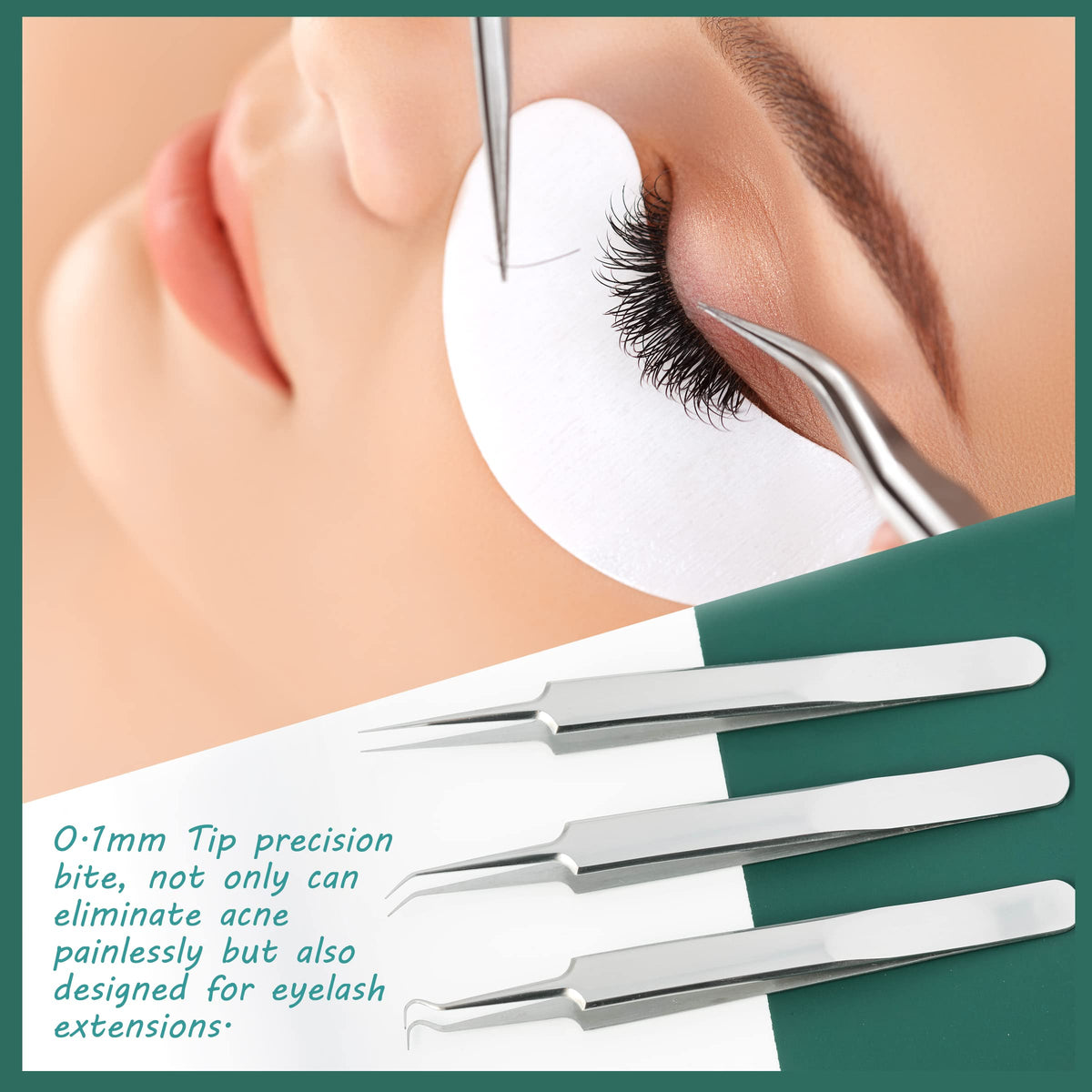 Blackhead Remover Tools 16 PCS Pimple Extractor with Metal Box