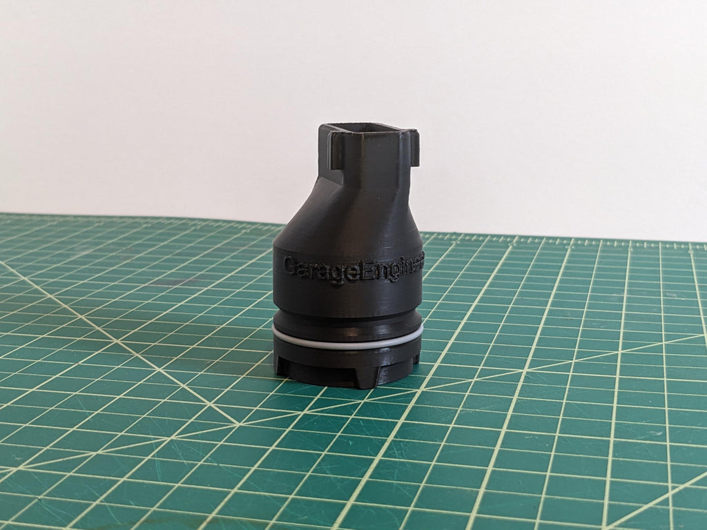 GarageEngineer Vacuum Adapter for DeWALT DW433 Belt Sander to Airlock Compatible Vacuum Hose
