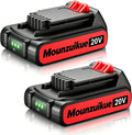 2Pack 4.0Ah Replacement for Black and Decker 20V Lithium Battery