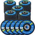 50 Pack Flap Discs 4 1/2 for Angle Grinder, 7/8" Arbor