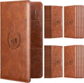 Restaurant Check Presenters, Guest Check Card Holder with Fork&Spoon Imprint, Restaurant Bill Holder, Check