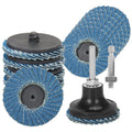 SI FANG 2 inch Zirconia Flap Disc 10 Pack 60 Grit Die Grinder Sanding Discs