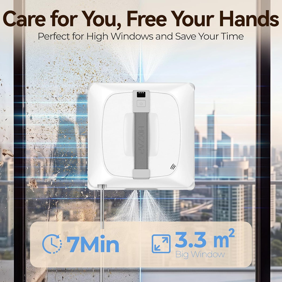 Z9Pro Window Cleaning Robot,with 4 Sprayers