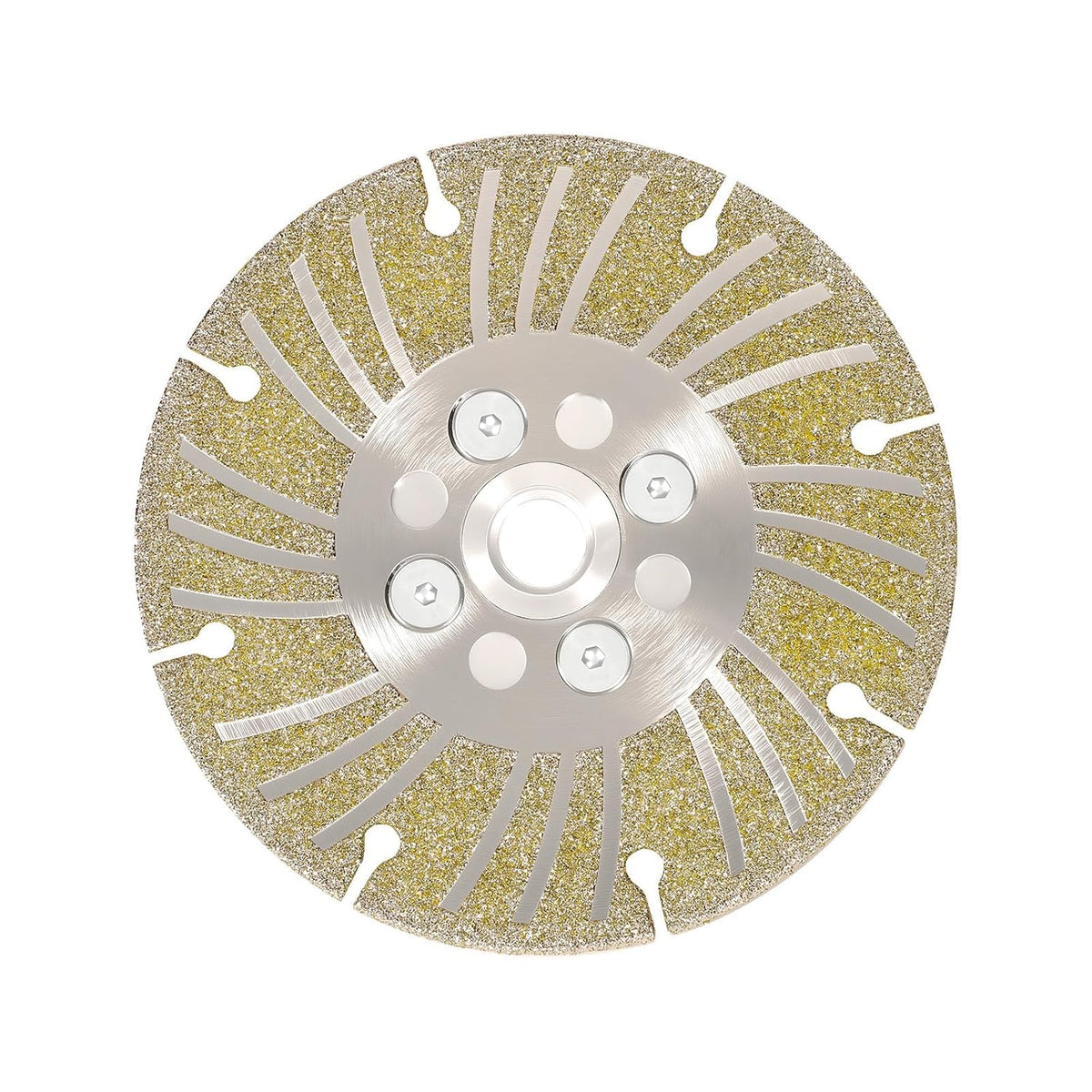 4.5 Inch Diamond Grinding Wheel, 2-in-1 Dual-Side Electroplated Blade for Angle Grinder with M14 Flange, Indestructible Diamond Grinding Disc for Cutting PVC, Marble, Tile & Concrete (1 PCS)