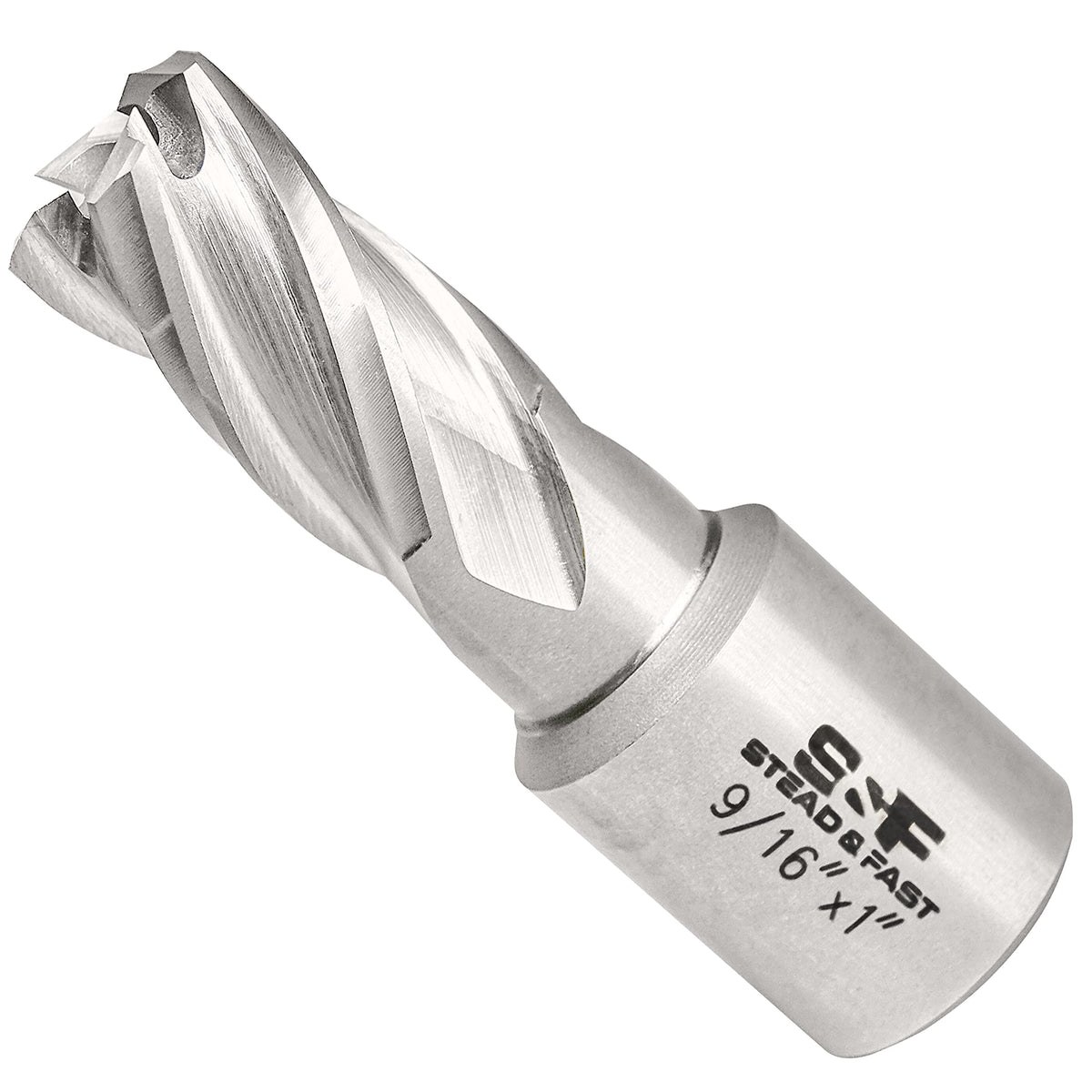S&F STEAD & FAST Annular Cutter with Pilot Pin, 9/16" x 1", Mag Drill Bit