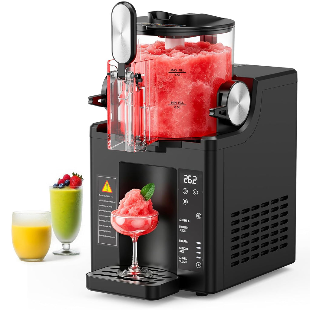 Slushie Machine for Home, 67oz No Ice Needed Frozen Drink Maker